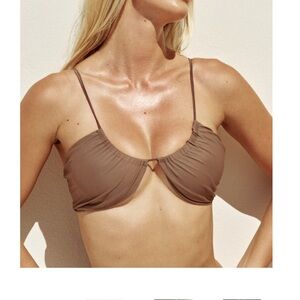 Jade Swim Kora Bikini Top in Mantis